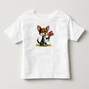 Camiseta Infantil Cachorro Fofo