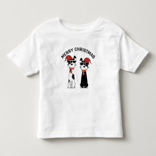Camiseta Infantil Cachorro Legal Feliz Natal