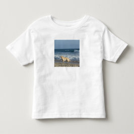 Camiseta Infantil Cachorro Na Praia