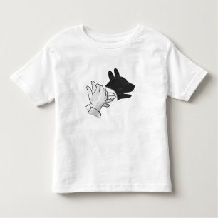 Camiseta Infantil Cachorro Silhouette Mão