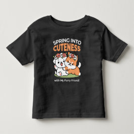 Camiseta Infantil Cachorros Reproduzíveis com Corvos Flores - Tema d