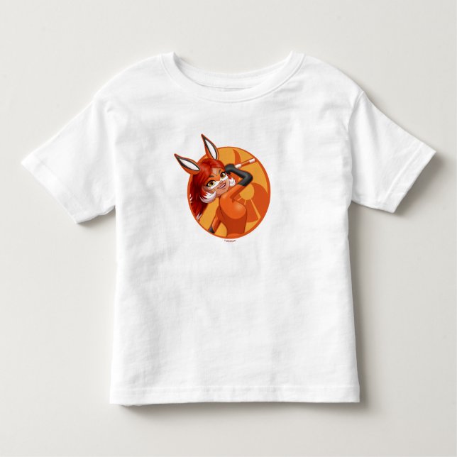 Camiseta Infantil Cadalete Laranja Rena Rouge (Frente)