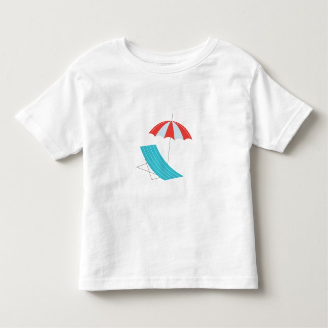 Camiseta Infantil Cadeira de guarda-chuva (Frente)