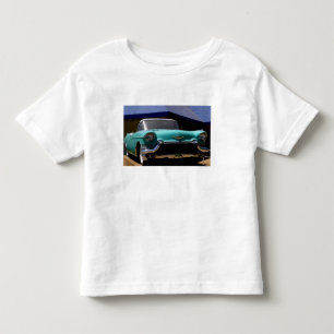 Camiseta Infantil Cadillac Conversível Verde de Elvis Presley em