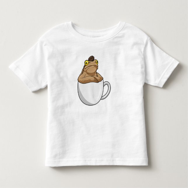 Camiseta Infantil Café sapo (Frente)