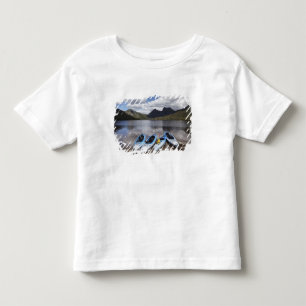 Camiseta Infantil Caiaques, Cradle Mountain e Dove Lake, Cradle