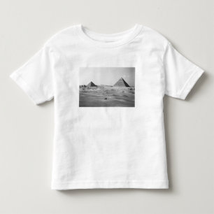Camiseta Infantil Cairo Egito, Pirâmides de Gizé