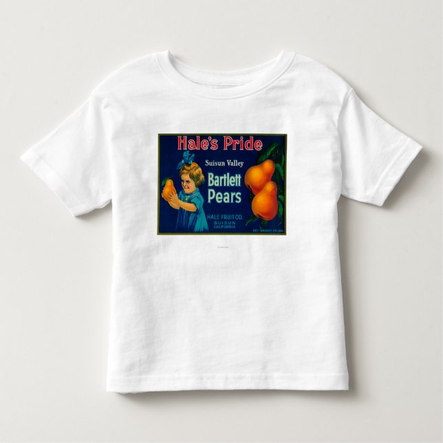 Camiseta Infantil Caixa Hale LabelSuisun da pera do orgulho, CA (Frente)