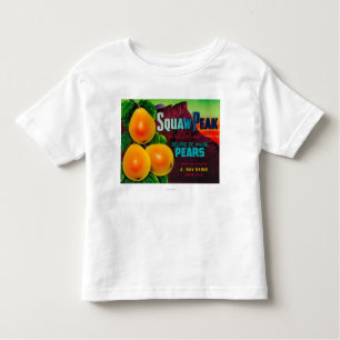 Camiseta Infantil Caixa máxima LabelProvo da pera do Squaw, UT
