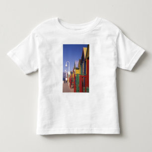 Camiseta Infantil Caixas de banho de Muizenburg, perto de Capetown,