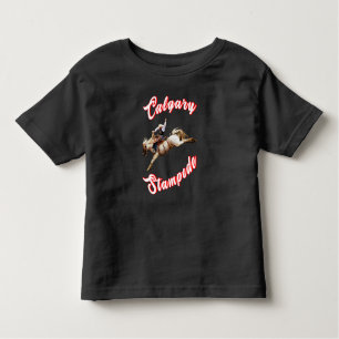Camiseta Infantil Calgary Canada HCourse Julian Riders Calgary Stamp