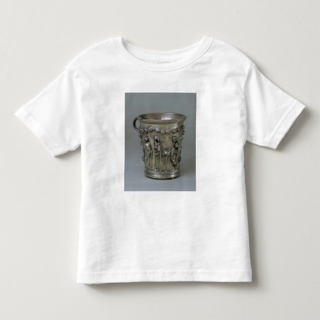 Camiseta Infantil Cálice gravado com esqueletos (Frente)