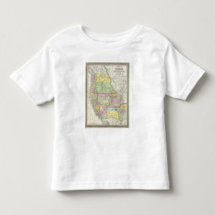 Camiseta Infantil Califórnia, Oregon, Washington, Utá, New mexico