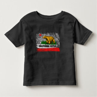 Camiseta Infantil Califórnia República Cali Flag Socal Norcal Cencal