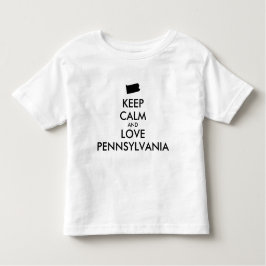 Camiseta Infantil CALMA DE MANUTENÇÃO personalizável e AMOR PENNSYLV
