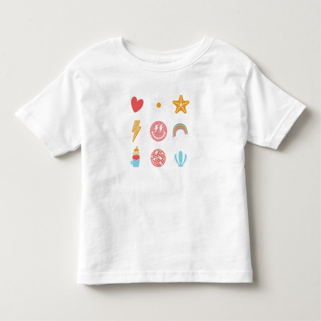 Camiseta Infantil Calores de água salgada (Frente)