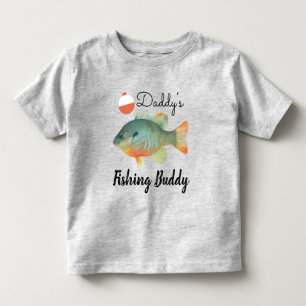 Camiseta Infantil Camarada de Pesca de Daddys