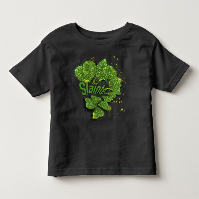 Camiseta Infantil Camarões verdes | espumantes ShainteT-Shirt (Frente)