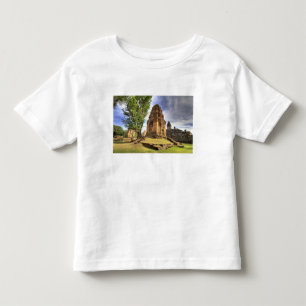 Camiseta Infantil Camboja, Angkor Wat. Vista do Templo Bakong.