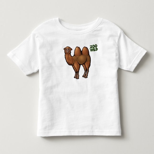 Camiseta Infantil Camelo bactriano (Frente)