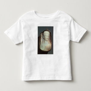 Camiseta Infantil Cameo da ágata que carrega o retrato de Claudius