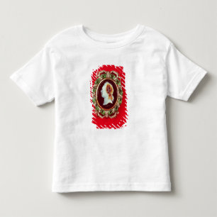 Camiseta Infantil Cameo de Louis XV de um bracelete vestido