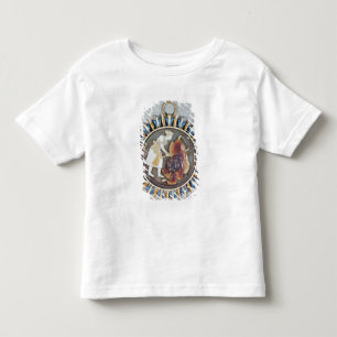 Camiseta Infantil Cameo que descreve o leão da matança de Shah Jah