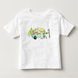 Camiseta Infantil Câmera Feliz Retro Bonita