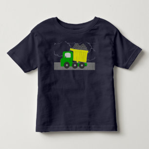 Camiseta Infantil Camião basculante de viagem