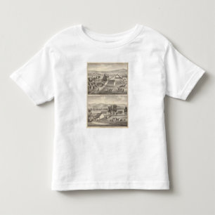 Camiseta Infantil Caminhante, residências de Knittel, fazendas