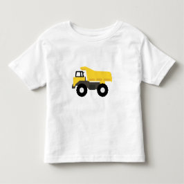Camiseta Infantil Caminhão de Construção