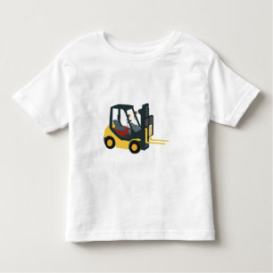 Camiseta Infantil Caminhão de empilhadeira