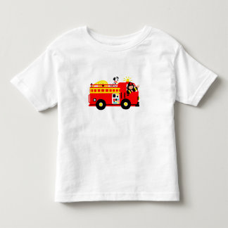 Camiseta Infantil Caminhão de Fogo