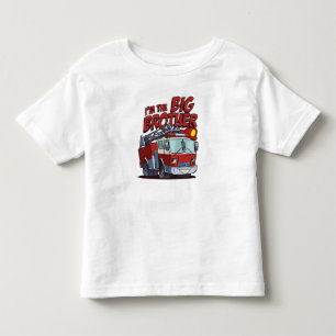 Camiseta Infantil Caminhão de Fogo do Grande Irmão