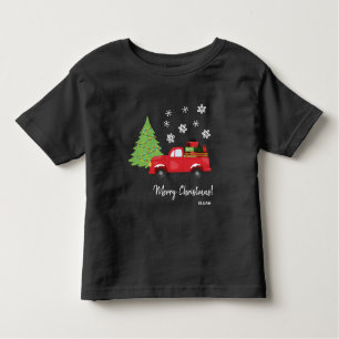 Camiseta Infantil Caminhão de Natal Feliz