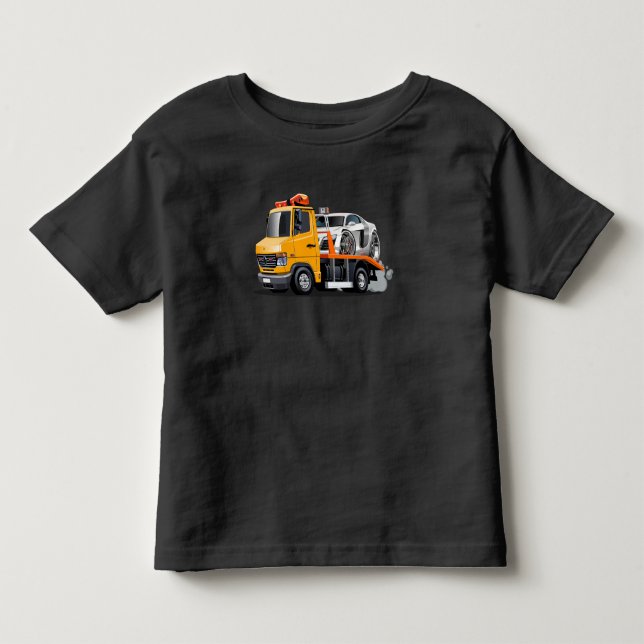 Camiseta Infantil Caminhão de reboque (Frente)