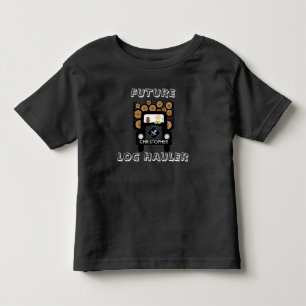 Camiseta Infantil Caminhão do Registro do Bebê do Futuro Hauler