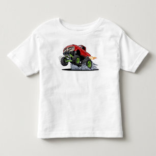 Camiseta Infantil Caminhão monstro de cartum