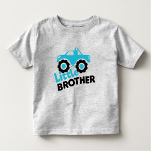 Camiseta Infantil Caminhão Monstro do Pequeno Irmão