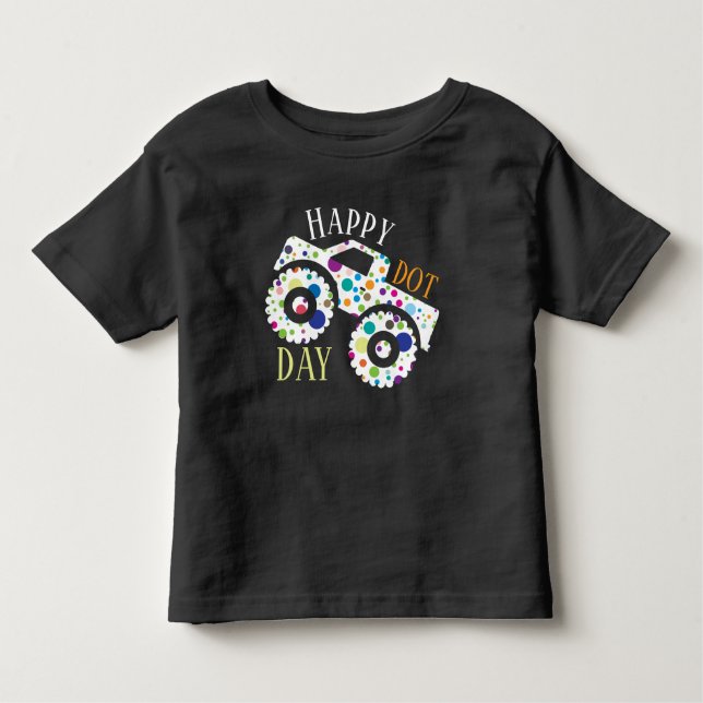 Camiseta Infantil Caminhão Monstro feliz Dia dos Pontos personalizad (Frente)