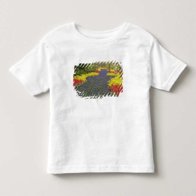 Camiseta Infantil Caminho de Jacinto de Uva, narcisos e (Frente)