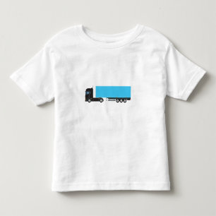 Camiseta Infantil Caminhões de Transporte de Semi-Reboque