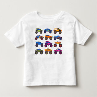 Camiseta Infantil Caminhões Monstros Esportivos Extremos