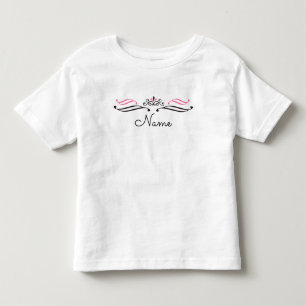 Camiseta Infantil Camisa-Camiseta da Princesa Bonita