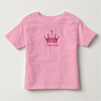 Camiseta Infantil Camisa-T da Princesa Personalizada