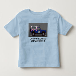 Camiseta Infantil Camisa-T das ILHAS CAYMAN