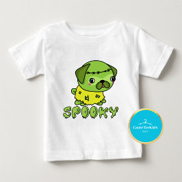 Camiseta Infantil Camisa-T de Halloween, Crianças Cutes Loucas E Lou