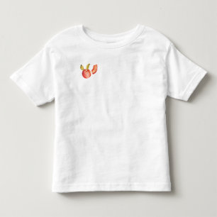 Camiseta Infantil Camisa-T Minimalista Peach Toddler