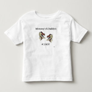 Camiseta Infantil Camiseta: Dinossauros para Crianças Pequenas