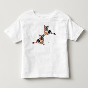Camiseta Infantil Camiseta: Toddler / German shepherd